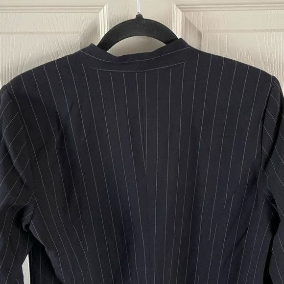Halogen Black Pinstripe Blazer - Picture 9 of 11